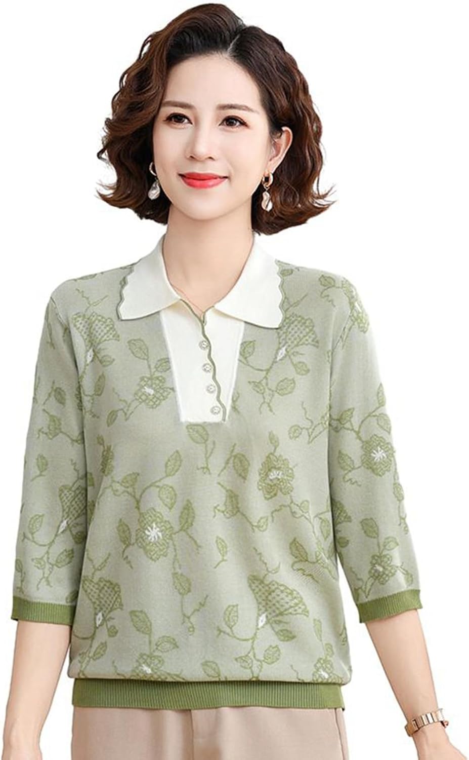 新品 綿絽 小粋な菊の小紋 Sサイズ細身の方にお 夏着物 正絹 絽“どこか